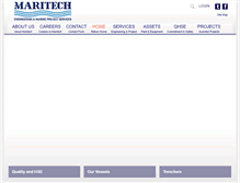 Tablet Screenshot of maritech.gr